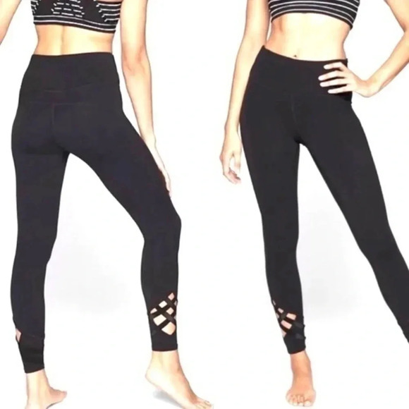 Athleta High Rise Sublime Tights Black Small - Picture 1 of 8